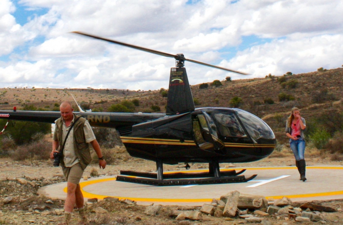 Veloverstået helikoptertur 